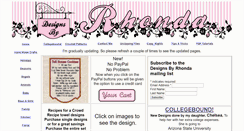 Desktop Screenshot of designsbyrhonda.com